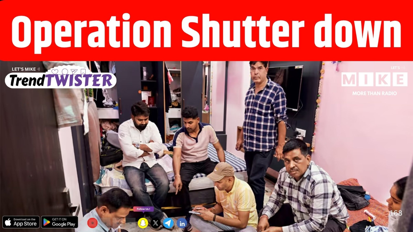 Operation Shutter down | Trend Twister