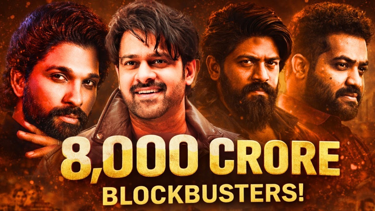 South Cinema ने Bollywood को पीछे छोड़ा! 6 Films ने मिलकर कमाए 8,000 करोड़!