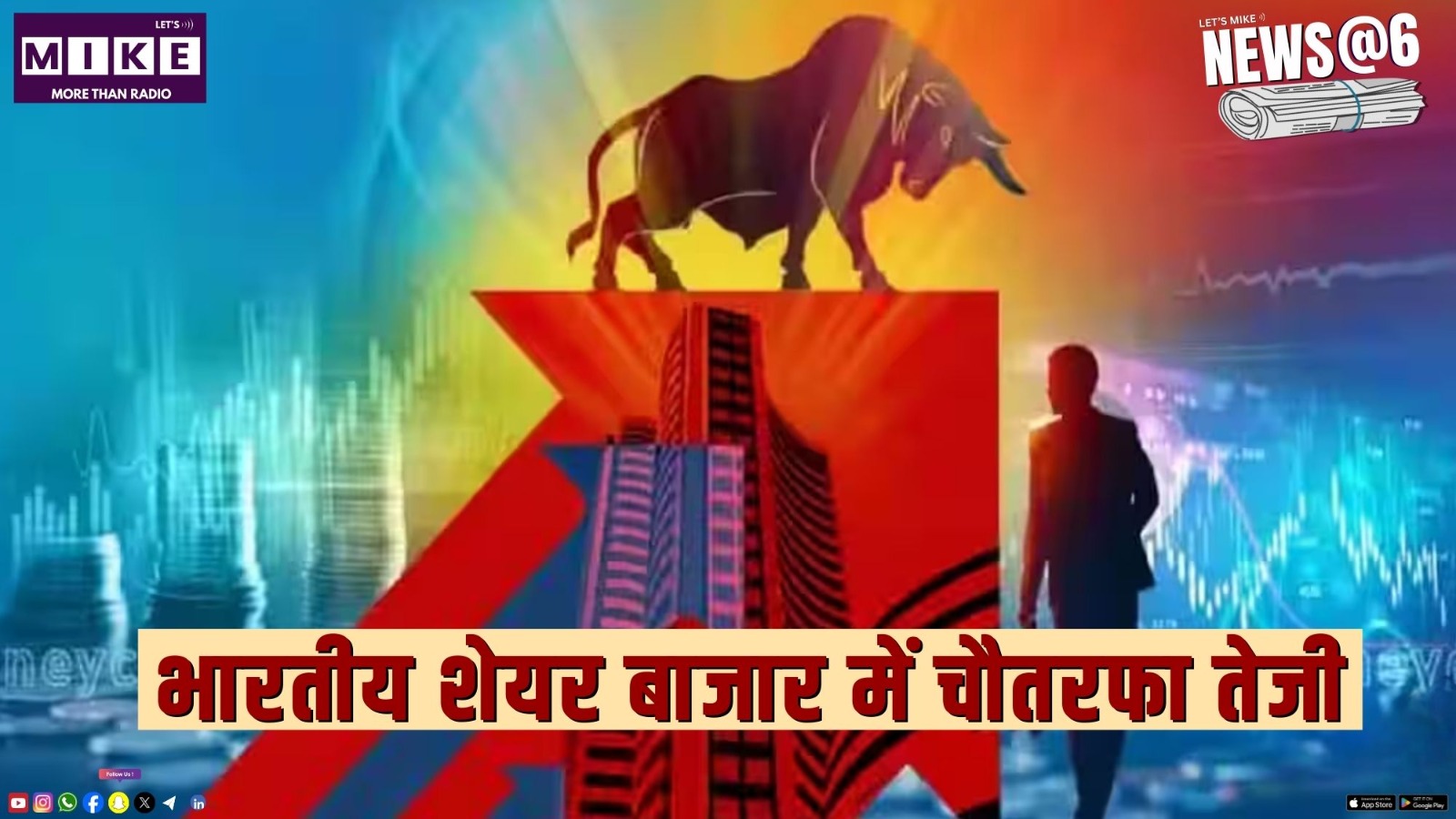 भारतीय शेयर बाजार में चौतरफा तेजी | News @6